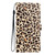 iPhone 18 Pro Max Colorful Painting Vegan Leather Phone Case with Lanyard - Leopard Print