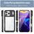 iPhone 18 Pro Max Colorful Series Acrylic + TPU Phone Case - Black