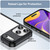 iPhone 18 Pro Max Colorful Series Acrylic + TPU Phone Case - Black
