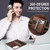 iPhone 18 Pro Max Cowhide Leather Texture RFID Detachable 2 in 1 Magnetic Vegan Leather Phone Case - Brown