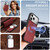 iPhone 18 Pro Max Cowhide Leather Texture RFID Detachable 2 in 1 Magnetic Vegan Leather Phone Case - Red