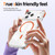 iPhone 18 Pro Max Crystal Shield Clear Magnetic Acrylic Hybrid TPU Phone Case - Orange