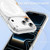 iPhone 18 Pro Max Crystal Shield Clear Magnetic Acrylic Hybrid TPU Phone Case - White