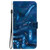 iPhone 18 Pro Max Crystal-Texture Painted Vegan Leather Phone Case - Deep-Sea Fluid