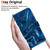 iPhone 18 Pro Max Crystal-Texture Painted Vegan Leather Phone Case - Deep-Sea Fluid