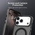 iPhone 18 Pro Max C-type Candy Magsafe PC Hybrid TPU Phone Case - Black