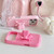 iPhone 18 Pro Max Cute 3D Bow Silicone Phone Case - Pink