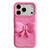 iPhone 18 Pro Max Cute 3D Bow Silicone Phone Case - Rose Red
