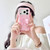 iPhone 18 Pro Max Cute 3D Bow Silicone Phone Case - Rose Red