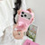 iPhone 18 Pro Max Cute 3D Bow Silicone Phone Case - Rose Red
