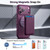 iPhone 18 Pro Max Dots Skin Feel Magnetic Phone Case with 360 Rotating Holder - Light Blue