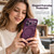 iPhone 18 Pro Max Dots Skin Feel Magnetic Phone Case with 360 Rotating Holder - Light Purple