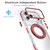 iPhone 18 Pro Max Dual Color Clear 360 Degree Rotation Holder Magnetic Phone Case - Red