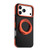 iPhone 18 Pro Max Dual Color Skin Feel 360 Degree Rotation Holder Magnetic Phone Case - Orange