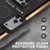 iPhone 18 Pro Max Dual Color Skin Feel Magnetic Phone Case - Black