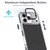 iPhone 18 Pro Max Dual-Color Carbon Fiber Texture Acrylic Hybrid TPU Phone Case - Black