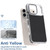 iPhone 18 Pro Max Dual-Color Carbon Fiber Texture Acrylic Hybrid TPU Phone Case - Gray