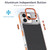 iPhone 18 Pro Max Dual-Color Carbon Fiber Texture Acrylic Hybrid TPU Phone Case - Orange