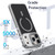 iPhone 18 Pro Max Dual-Color Carbon Fiber Texture Magsafe Phone Case - Gray