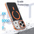 iPhone 18 Pro Max Dual-Color Carbon Fiber Texture Magsafe Phone Case - Orange