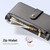 iPhone 18 Pro Max DUX DUCIS Lawa Series 2 in 1 Wallet Zipper Detachable MagSafe Phone Case with Lanyard - Grey