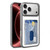 iPhone 18 Pro Max Electroplated Card Bag Acrylic Hybrid TPU Phone Case - Grey