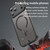 iPhone 18 Pro Max Fan Dun Series TPU Hybrid PC Frosted Magsafe Phone Case - Black