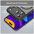 iPhone 18 Pro Max Fan Dun Series TPU Hybrid PC Frosted Magsafe Phone Case - Black