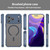 iPhone 18 Pro Max Fan Dun Series TPU Hybrid PC Frosted Magsafe Phone Case - Blue