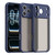 iPhone 18 Pro Max Fan Dun Series TPU Hybrid PC Frosted Phone Case - Blue