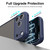 iPhone 18 Pro Max Fan Dun Series TPU Hybrid PC Frosted Phone Case - Blue