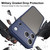 iPhone 18 Pro Max Fan Dun Series TPU Hybrid PC Frosted Phone Case - Blue