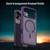 iPhone 18 Pro Max Fanying Series PC Hybrid TPU Translucent Frosted MagSafe Phone Case - Crystal Purple