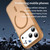 iPhone 18 Pro Max Fanying Series PC Hybrid TPU Translucent Frosted MagSafe Phone Case - Desert Gold