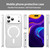 iPhone 18 Pro Max Fanying Series PC Hybrid TPU Translucent Frosted MagSafe Phone Case - Matte White