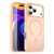 iPhone 18 Pro Max Fanying Series PC Hybrid TPU Translucent Frosted MagSafe Phone Case - Rouge Powder