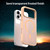 iPhone 18 Pro Max Fanying Series PC Hybrid TPU Translucent Frosted MagSafe Phone Case - Rouge Powder