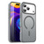 iPhone 18 Pro Max Fanying Series PC Hybrid TPU Translucent Frosted MagSafe Phone Case - Silver Grey
