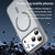 iPhone 18 Pro Max Fanying Series PC Hybrid TPU Translucent Frosted MagSafe Phone Case - Silver Grey