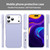 iPhone 18 Pro Max Fanying Series PC Hybrid TPU Translucent Frosted Phone Case - Lavender