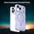 iPhone 18 Pro Max Fanying Series Precision Camera Hole PC Hybrid TPU Translucent Frosted Magnetic Phone Case - Lavender