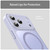 iPhone 18 Pro Max Fanying Series Precision Camera Hole PC Hybrid TPU Translucent Frosted Magnetic Phone Case - Lavender