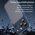 iPhone 18 Pro Max Fanying Series Precision Camera Hole PC Hybrid TPU Translucent Frosted Phone Case - Cyan Blue
