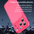 iPhone 18 Pro Max Fanying Series Precision Camera Hole PC Hybrid TPU Translucent Frosted Phone Case - Rose Red