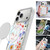 iPhone 18 Pro Max Flower Pattern IMD Glitter Magnetic Phone Case - Cherry Blossom Bouquet