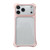 iPhone 18 Pro Max Four-corners Lanyard Holes Acrylic Hybrid TPU Phone Case - Light Pink