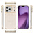 iPhone 18 Pro Max Frameless Half-Wrapped Carbon Fiber Texture PC Magnetic Phone Case - Rose Gold