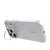 iPhone 18 Pro Max Frameless Half-Wrapped PC Magnetic Phone Case - Silver