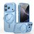 iPhone 18 Pro Max Frosted 360 Degree MagSafe Magnetic Holder Phone Case - Light Blue