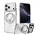 iPhone 18 Pro Max Gear-Style Stress Relief 360 Rotation Holder MagSafe Phone Case - Transparent